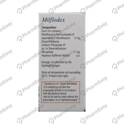 Milflodex Bottle Of 10ml Eye Drops: Uses, Side Effects, Price & Dosage ...