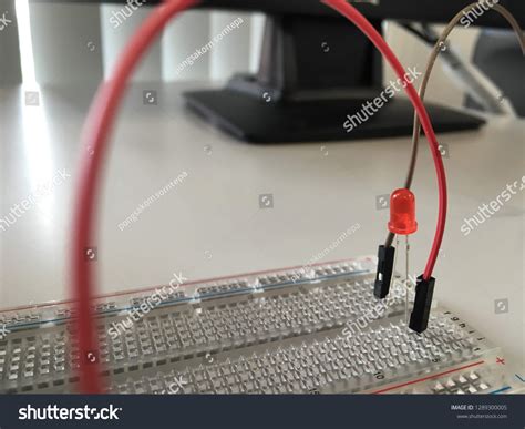 Breadboard Led Connected Arduino Stock Photo 1289300005 | Shutterstock
