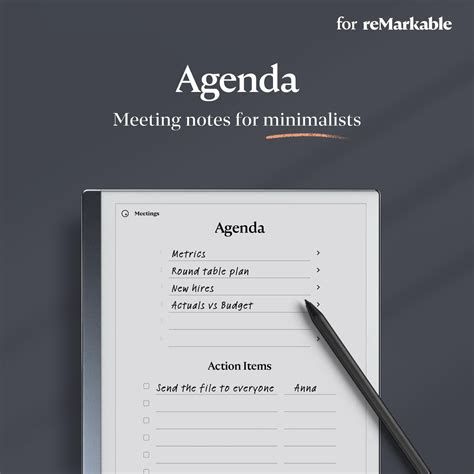 Simple Meeting Notes Template 的图像结果