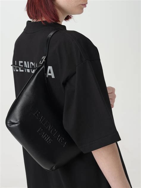 BALENCIAGA: Shoulder bag woman - Black | Balenciaga shoulder bag ...