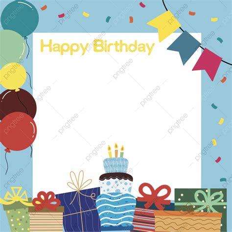 Birthday Twibbon PNG Transparent, Twibbon Birthday Boy, Twibbon, Happy ...