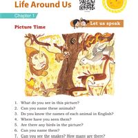 Picture Time NCERT Solutions - English for Class 1 (Mridang) PDF Download