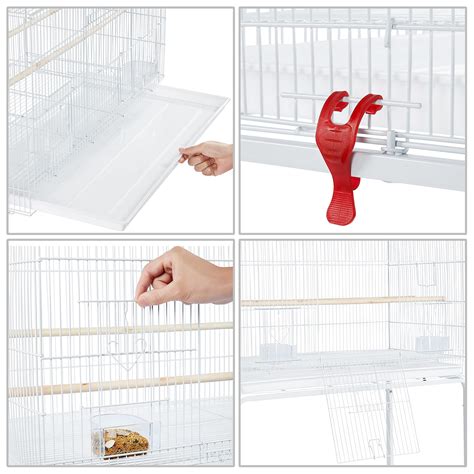 Yaheetech Flight Bird Cages for Parrots Budgies Parakeets Cockatiels ...