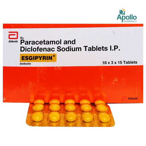 Esgipyrin Tablet 15's Price, Uses, Side Effects, Composition - Apollo ...