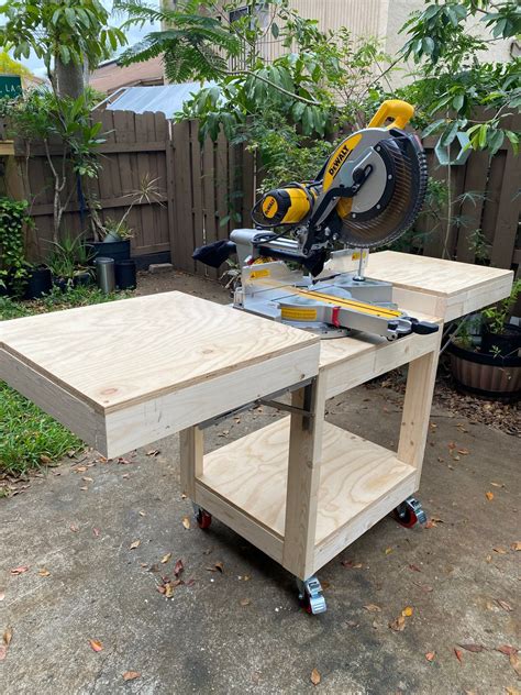 Best 13 How To Build A Mobile Miter Saw Table – Artofit