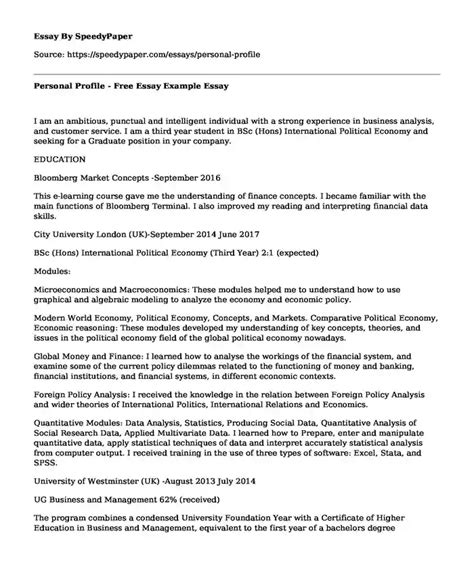 Image result for Personal Picture Example