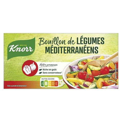 Livraison à domicile Knorr Bouillon Cube légumes méditerranéens, 12x11g