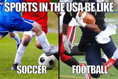 Soccer vs Football 的图像结果