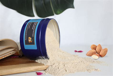 Almond & Flaxseed Ubtan for Firm Skin – Blue Nectar