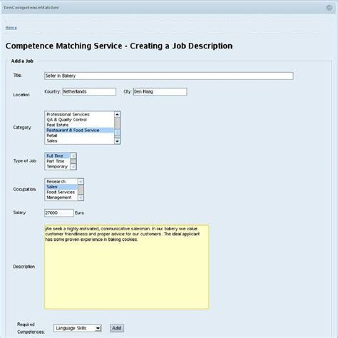 Image result for Developing a Job Description