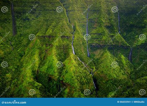 Mount Waialeale Known As the Wettest Spot on Earth, Kauai Stock Image ...