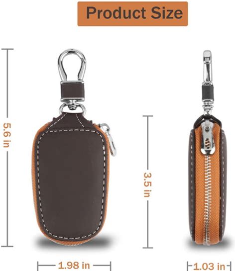 VOGARD Genuine Leather Car Remote Key Case | Smart Protection Key ...