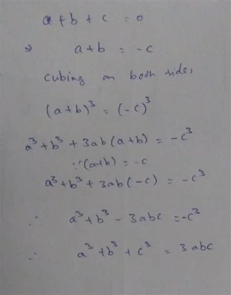 Prove the following formula : a ^ 3 + b ^ 3 = (a + b) ^ 3 - 3ab(a + b ...