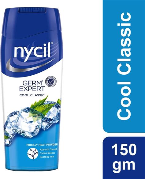Buy NYCIL COOL CLASSIC PRICKLY HEAT TALCUM POWDER - 150GM Online & Get ...