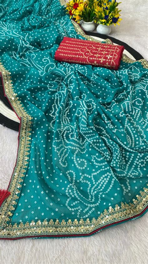 Buy Pure Bandhani Sarees, Bandhej Sarees Online | BanaraShe – Baranashe