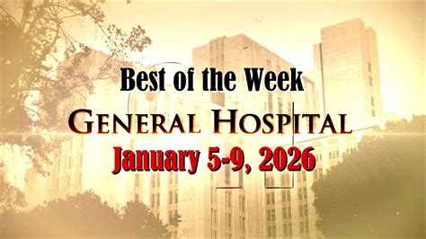 General Hospital's Best of the Week, January 5-9, 2026: Willow Shot Drew, and the Aftermath Is ...