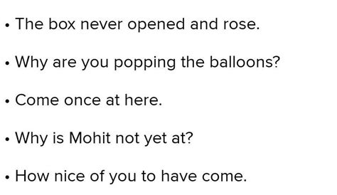 1. Unscramble the words and put correct punctuation mark to make ...
