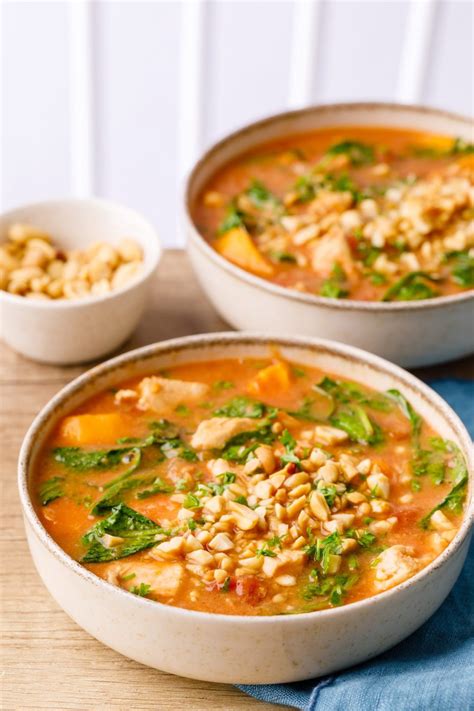 Authentic Peanut Butter Soup (African Groundnut Stew) - Nurtured Homes