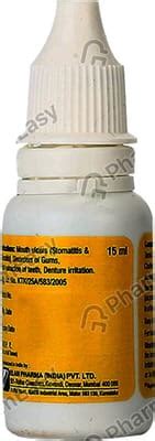 Buy Orasep Bottle Of 15ml Mouth Gel Online & Save Up to 24% at PharmEasy