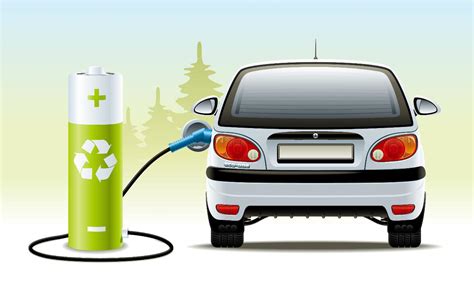 矢量充电汽车图片-创意矢量环保的电动汽车插图素材-高清图片-摄影照片-寻图免费打包下载