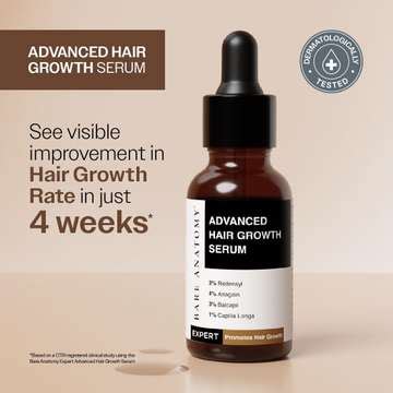 Soulflower Hair Growth Serum Concentrate, Rosemary, 3% Redensyl, 4% ...