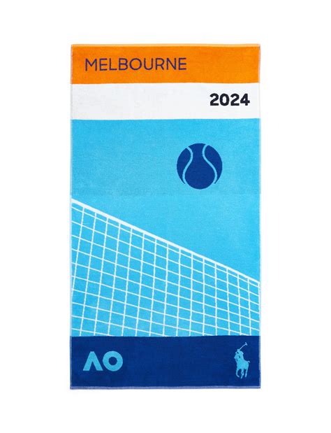 Australian Open Player Towel Blue