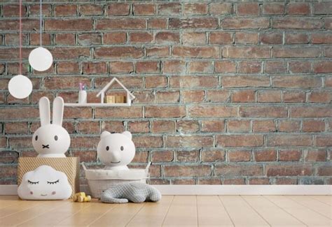 Buy Red Brick Wallpaper – From ₹99/sq ft