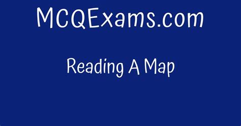 Image result for Map Reading Quiz Questions