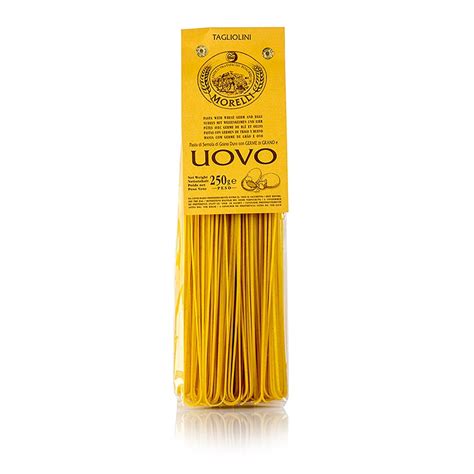 Morelli 1860 Tagliolini al Uovo, met ei en tarwekiemen, 250 g, zak ...