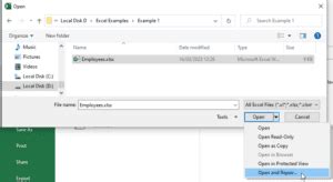 Image result for Excel File Not Opening until Dialog Box Is Closed