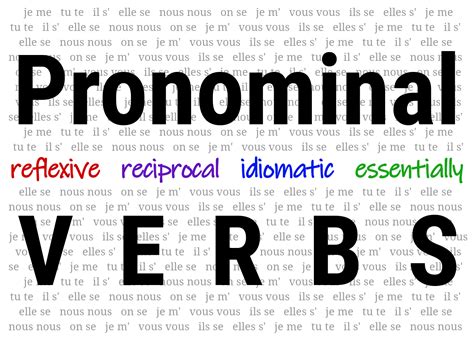 French Pronominal Verbs - Lawless French à fond