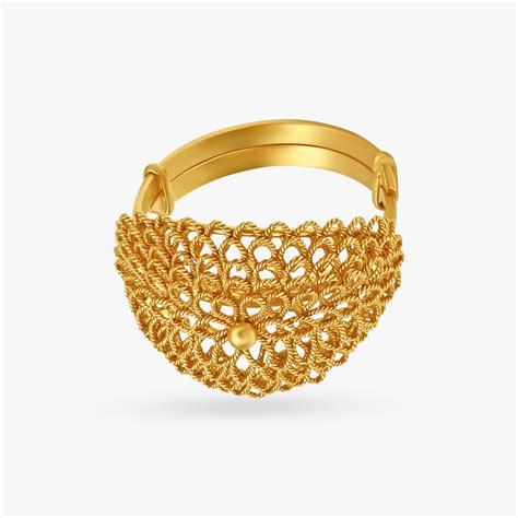 Dazzling Gold Ring