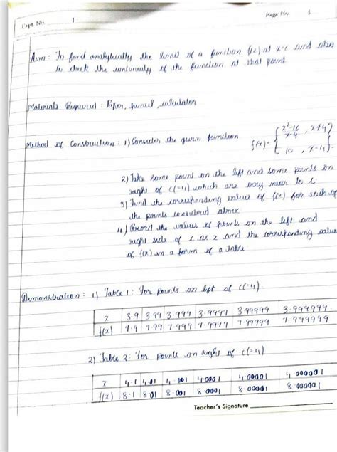 finding analytically the limit of a function f(x) at x=a and hence ...