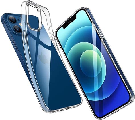 JGD PRODUCTS for iPhone 12 Premium Transparent Soft Silicon Back Cover ...