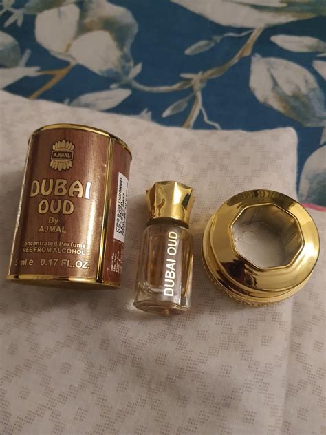 Ajmal DUBAI OUD Attar | Ambery & Woody Fragrance | Unisex Non-Alcoholic ...