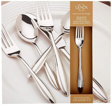 Lenox Sculpt 65-Piece 18/10 Stainless Flatware Set — Better Home