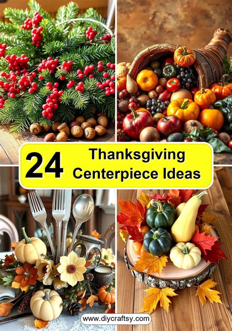 24 Festive Thanksgiving Centerpiece Ideas for Your Dining Table