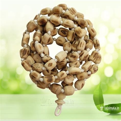 Handmade Original Tulsi Japa Mala 108+1 Beads 16mmBarrel Bead Size ...