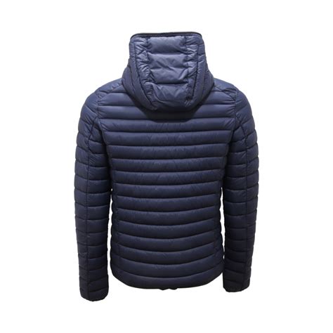 O0355 GIUBBOTTO UOMO SAVE THE DUCK DONALD ULTRA LIGHT JACKET BLUE