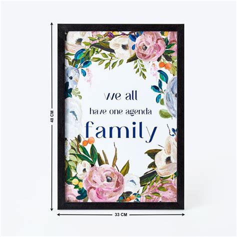 Buy Spectrum Happiness Canvas Picture Frame - 33x48cm from Home Centre ...