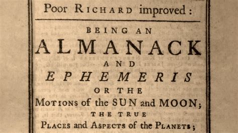 Poor Richards Almanac