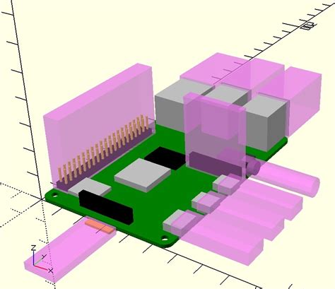 Image result for Raspberry Pi CAD Model