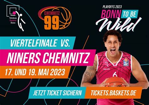 Telekom Baskets Bonn vs. NINERS Chemnitz - Playoffs 1/4-Finale Spiel 2 ...