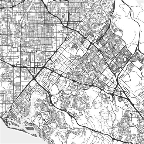 Irvine California County Maps