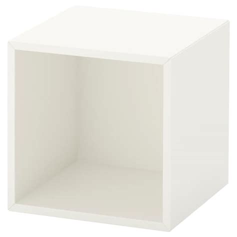 EKET wall-mounted shelving unit, white, 35x35x35 cm (133/4x133/4x133/4 ...