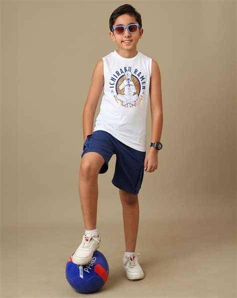 Naruto Shippuden Printed Vest For Boys – Kidsville