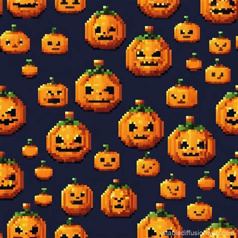 Pixel Art Pumpkin Sprite | Stable Diffusion Online