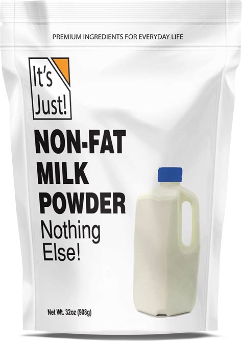 Amazon.com : It's Just - Powdered Non-Fat (Skim) Milk, Shelf Stable ...