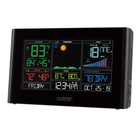 La Crosse Technology Digital Weather Station with Wireless Outdoor ...