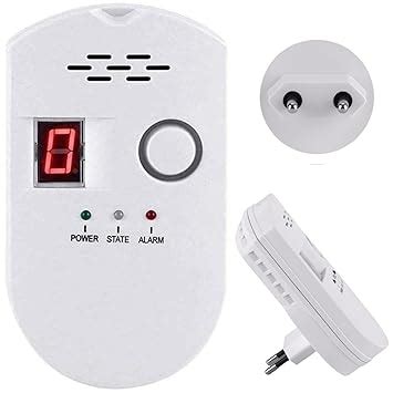 Natural Gas Leak Detector Alarm: Detects LPG, LNG, Methane, Propane ...